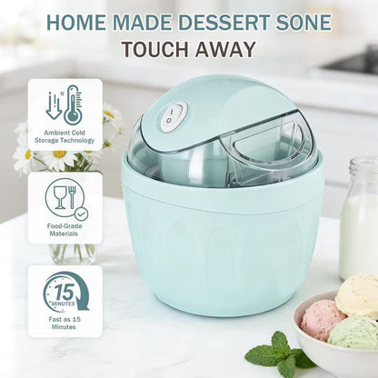 🍨 Mini Homemade Ice Cream Maker-Personal Frozen Dessert Machine