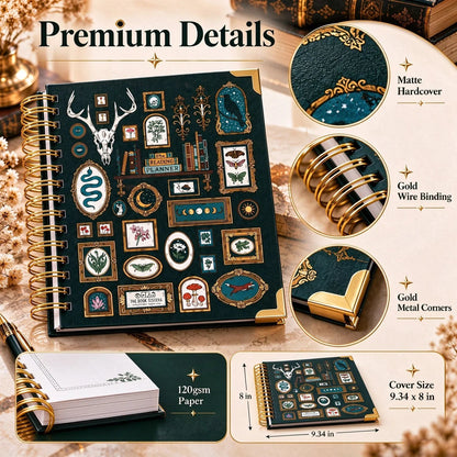 Midnight Study Hardcover Reading Planner for Book Lovers🌟Buy 2 Free Shipping