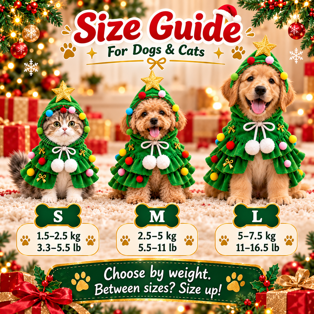 Christmas Tree Pet Costume