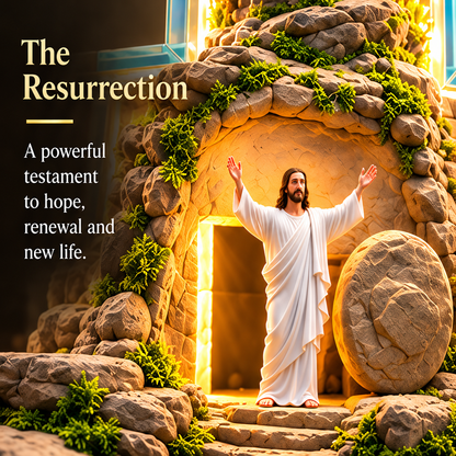 ✨ ✝️Last Day – 49% OFF!✨The Story of Jesus in 6 Scenes Cross Lamp