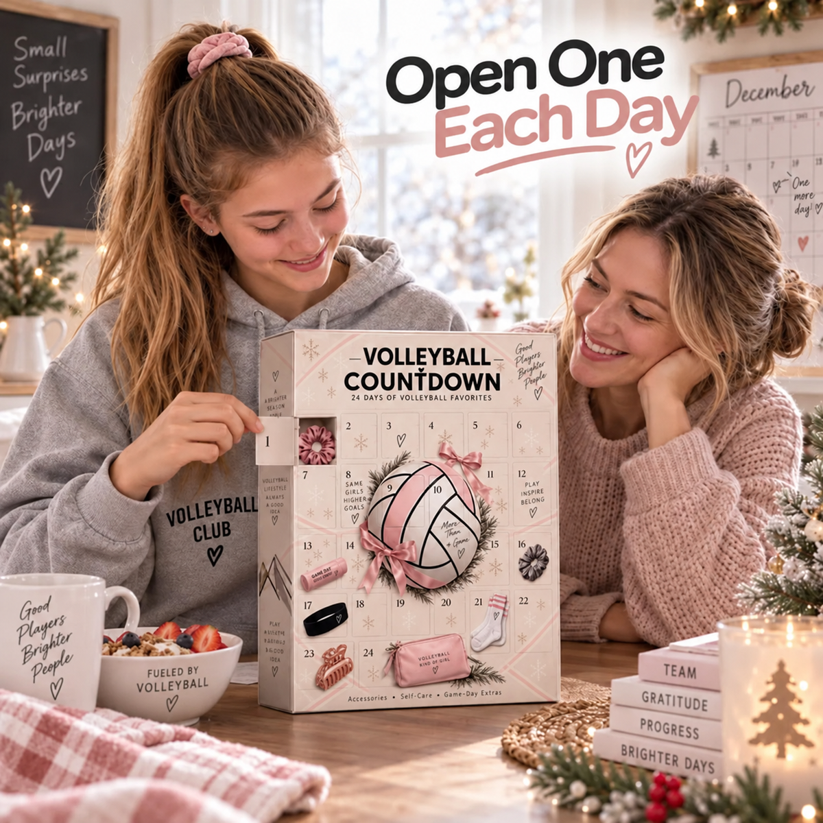 🎁Volleyball Advent Calendar – 24 Days of Volleyball Surprises, Self-Care & Game-Day Gifts