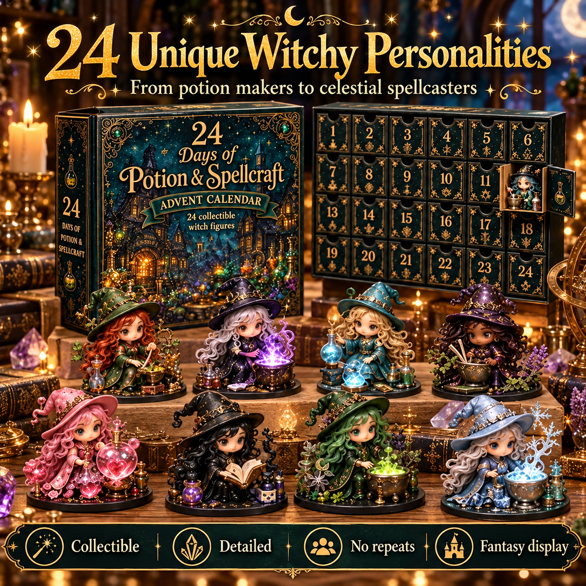 24 Days of Witchy Surprises Advent Calendar