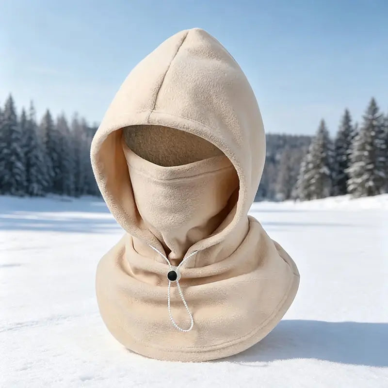 🥶 Fleece Balaclava Hood – Full Face & Neck Winter Protection Unisex Hood For Men & Women