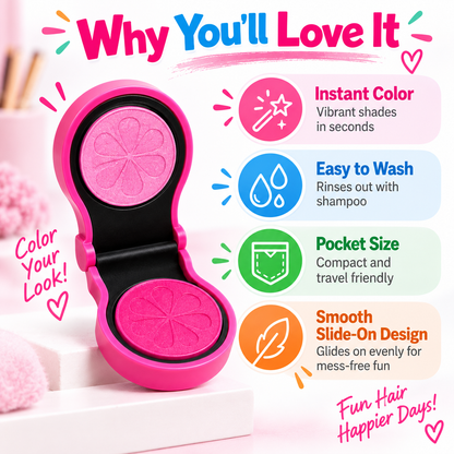 Hot sales🔥12 Vibrant Colors Temporary Hair Chalk