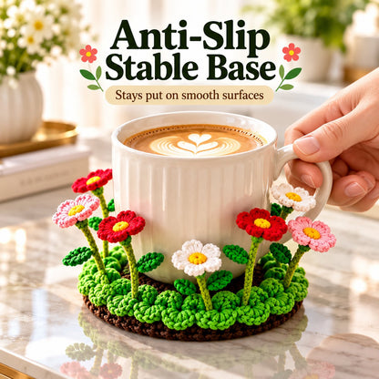 🌸49% OFF🌸Handmade Crochet Floral Coaster | Everlasting Table Art 🌸