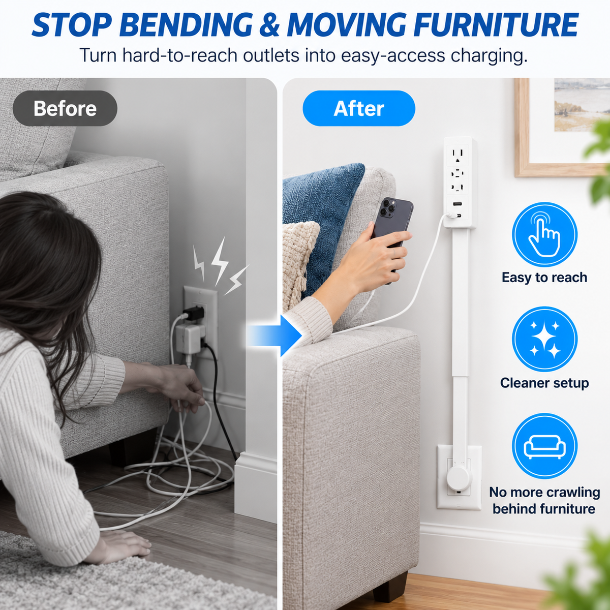 Hot sales🔥Swivel Outlet Extender
