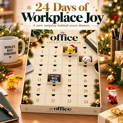 The Office Advent Calendar 2026 – 24 Days of PTO, Funny Desk Surprises & Coworker Christmas Gift