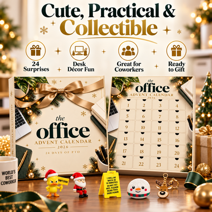 The Office Advent Calendar 2026 – 24 Days of PTO, Funny Desk Surprises & Coworker Christmas Gift