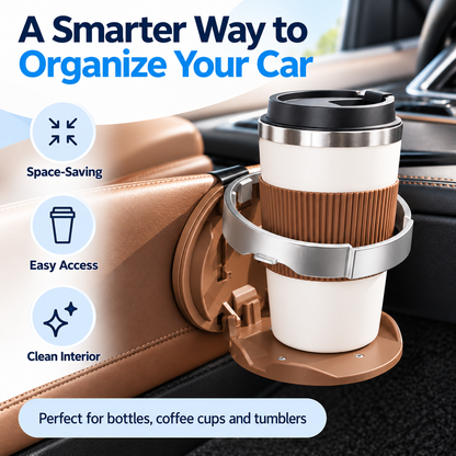 Hot sales🔥Universal Foldable Car Cup Holder with Hook