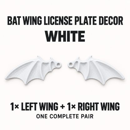 🦇 Bat Wing License Plate Decoration – Give Your Car a Bold Custom Look