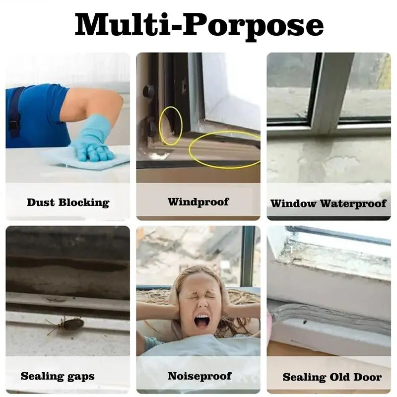 Clear Window & Door Sealing Tape – Waterproof & Draft-Resistant