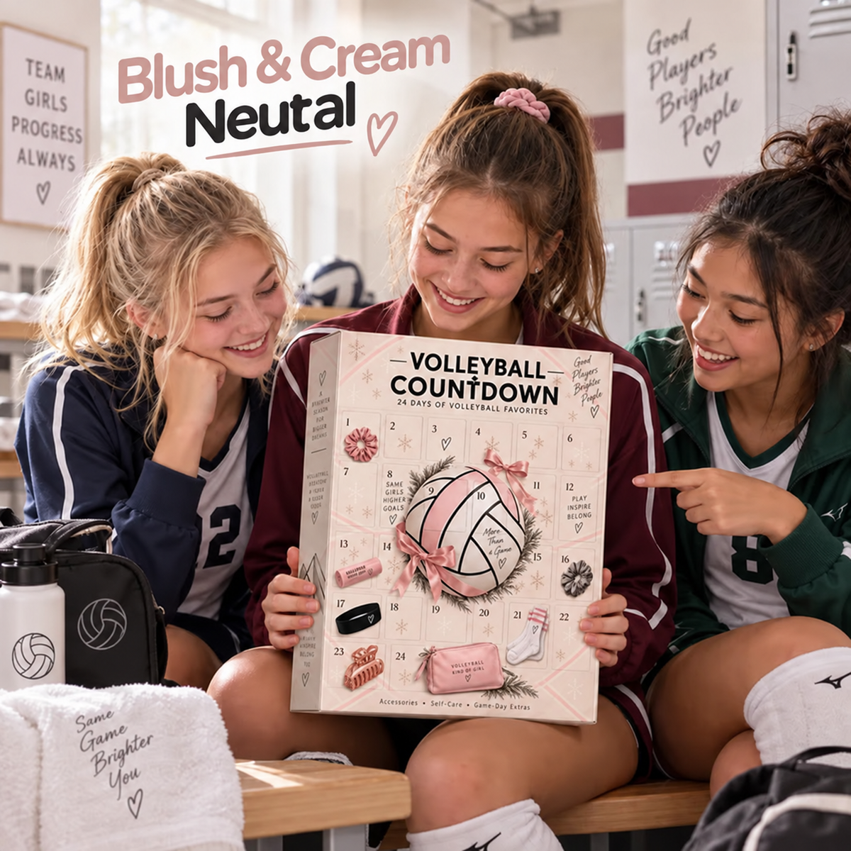 🎁Volleyball Advent Calendar – 24 Days of Volleyball Surprises, Self-Care & Game-Day Gifts