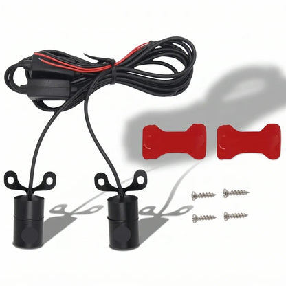 ⏰ LAST DAY 50% OFF 🏍️ Angel Wing Motorcycle LED Projector Lights (1 Pair)