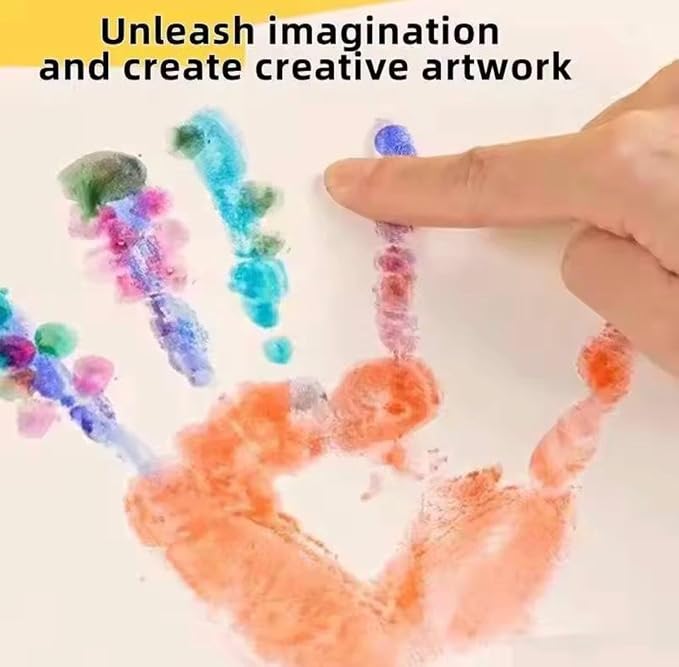 HAPPINESS WRAPPED IN CUTENESS Magic Water Coloring Drawing Set with Light-Up Brush | Reusable Paint Pad Art Kit for Kids | Creative Learning & DIY Painting Toy