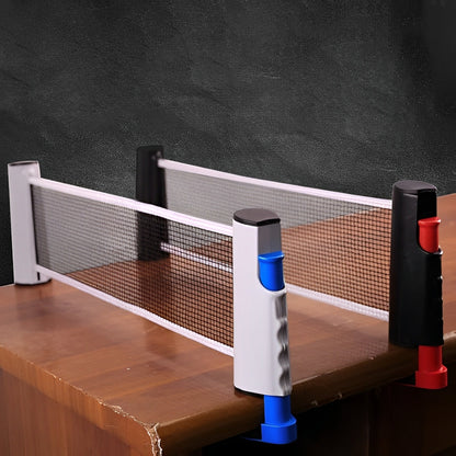 🏓 Retractable Ping Pong Net Set – Portable Clip-On Table Tennis Net for Indoor & Outdoor Games