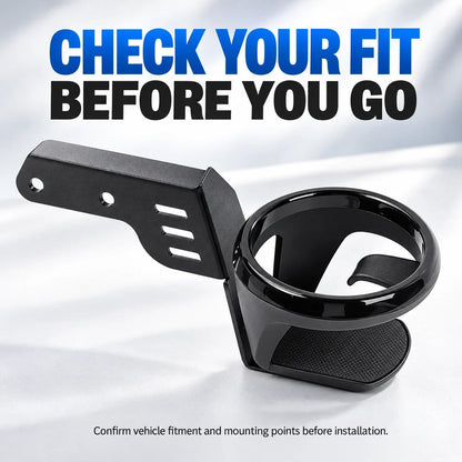 Door Cup Holder for 2021-2026 Ford Bronco, Front Grab Handle Drink Holder Mount, Interior Beverage Rack Accessories 🚙🥤
