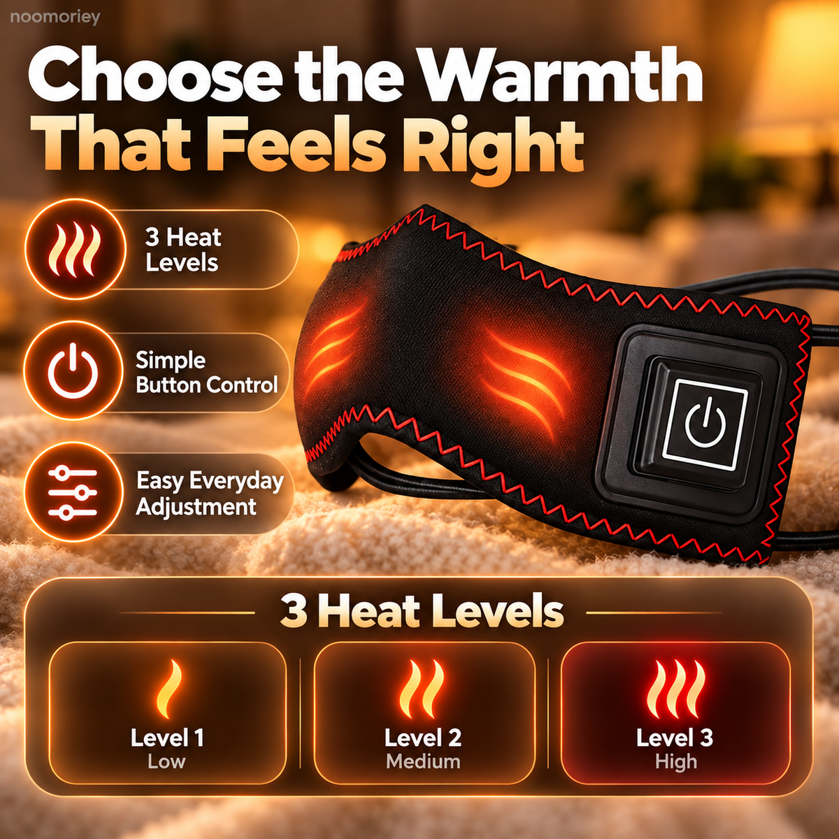 🔥 Last Day 50% OFF - Rechargeable Heated Nasal Pad – 3 Heat Levels & Hands-Free Comfort