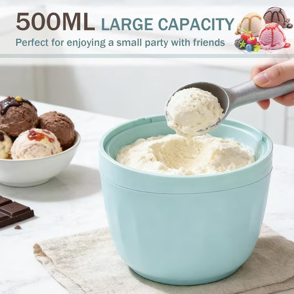 🍨 Mini Homemade Ice Cream Maker-Personal Frozen Dessert Machine