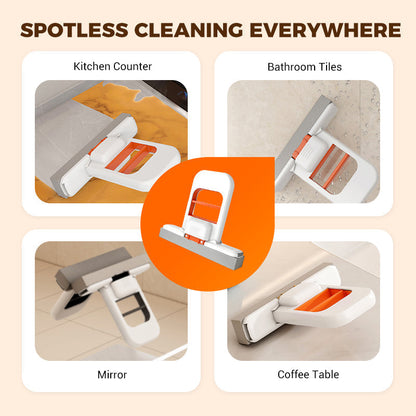 🔥Last Day 50% OFF – ✨ Foldable Mini Mop — No-Mess Squeeze, Wipes Any Surface