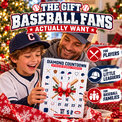 ⚾Diamond Countdown Baseball Advent Calendar – 24 Days of Baseball Surprises