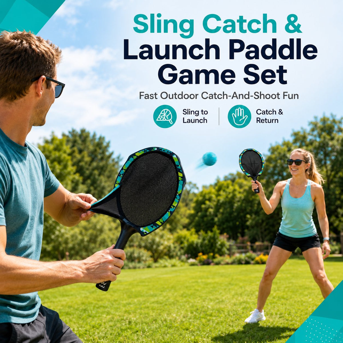Sling Air Catch & Launch Outdoor Game Set🎯
