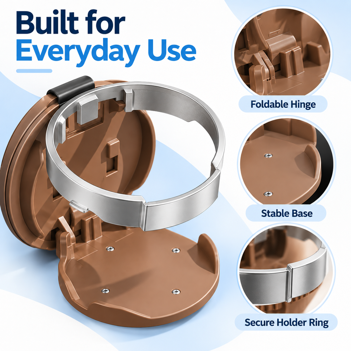 Hot sales🔥Universal Foldable Car Cup Holder with Hook