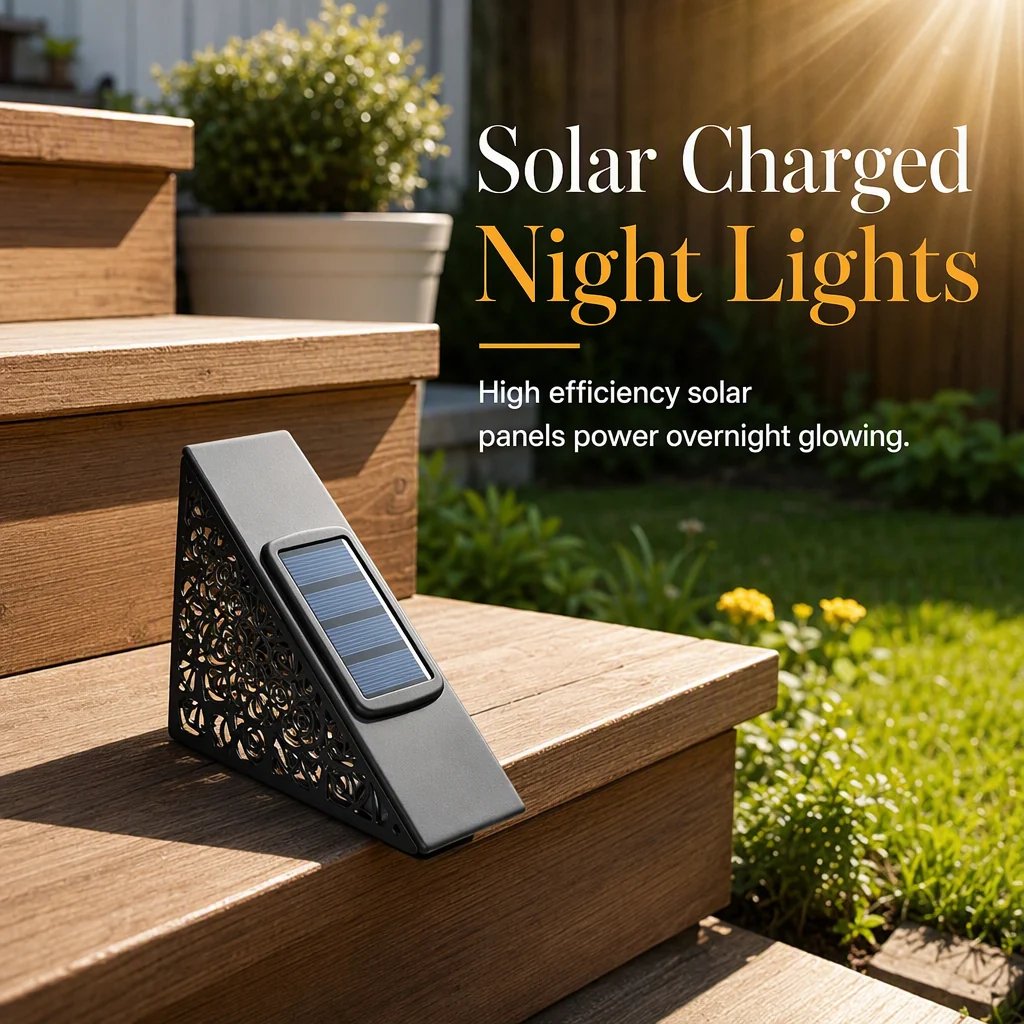 💡 Save 50%!☀️ Solar Step Light – For stairs, decks & pathways✨