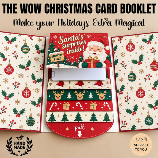 🔥LAST DAY 50% OFF - 2026 New 🎅💳 Waterfall Christmas Gift Card Booklet ✨