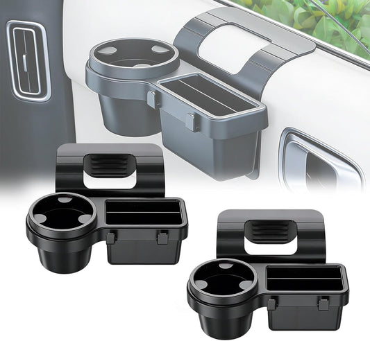 Drink Holder, Car Gap Storage, Drop / Vibration Prevention, Car Drink Holder, Cup Fixed, Storage Space, 4 in 1 Accessories, Cup Holder, Side Window, Interior Parts, Compatible with Jimney Nomad 74w