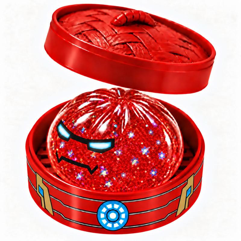 Halloween Spider Squishy Dumpling Toy – 3.35-Inch Slow-Rise Sensory Fidget