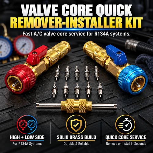 Hot sales🔥R134A Valve Core Remover & Installer Kit – A/C Service Tool Set