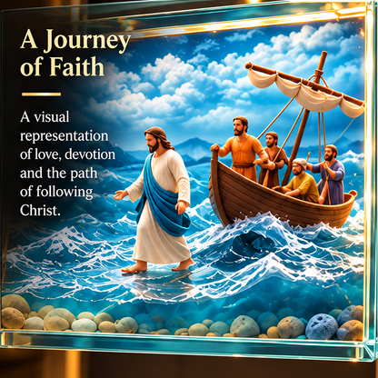 ✨ ✝️Last Day – 49% OFF!✨The Story of Jesus in 6 Scenes Cross Lamp