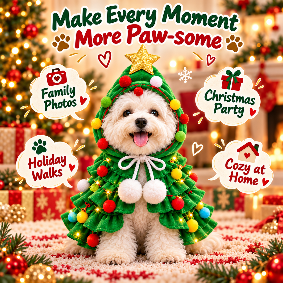Christmas Tree Pet Costume