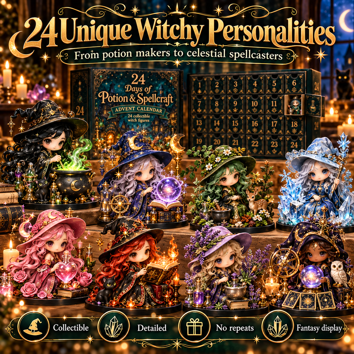 24 Days of Witchy Surprises Advent Calendar