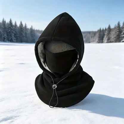 🥶 Fleece Balaclava Hood – Full Face & Neck Winter Protection Unisex Hood For Men & Women