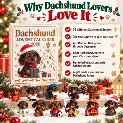 Dachshund Advent Calendar – 24 Days of Collectible Christmas Puppy Surprises