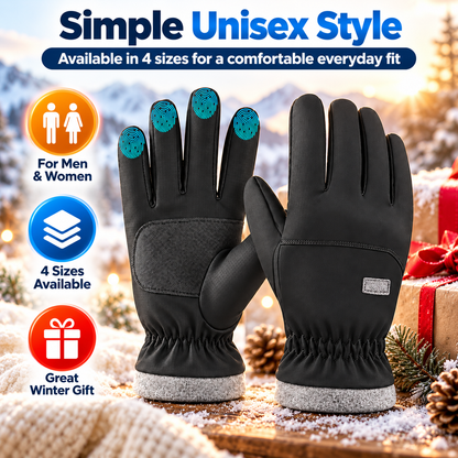 Winter Thermal Touchscreen Gloves – Water-Resistant Windproof Fleece Gloves for Driving, Skiing & Outdoor Use