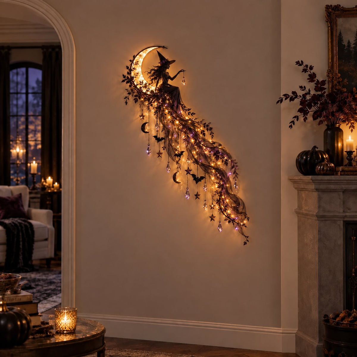 ✨49% Off✨ Elegant collection of Halloween wall lights with waterfall effect