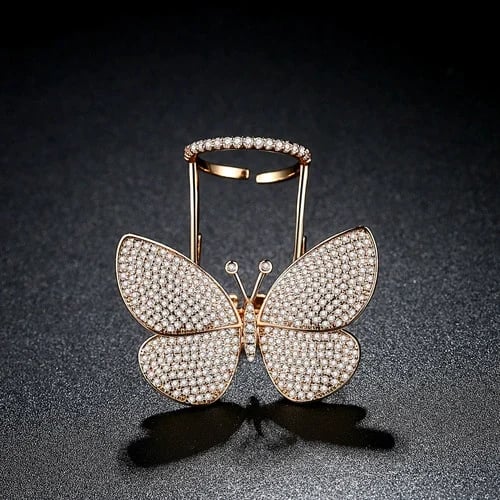 ⏰LAST DAY 60% OFF 🦋💎The Butterfly Ring That Flutters When You Move