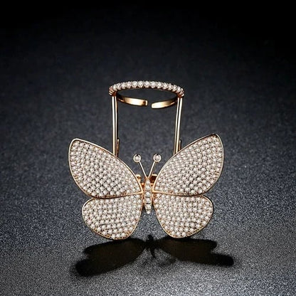 ⏰LAST DAY 60% OFF 🦋💎The Butterfly Ring That Flutters When You Move