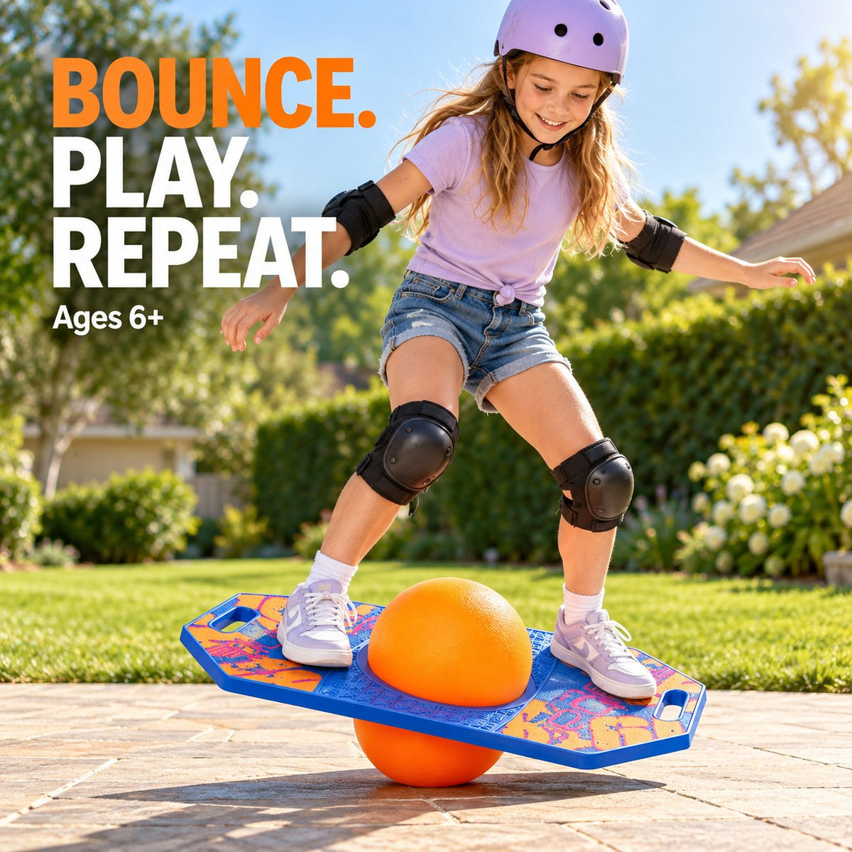 Pogo Trick Ball bounce and balance features