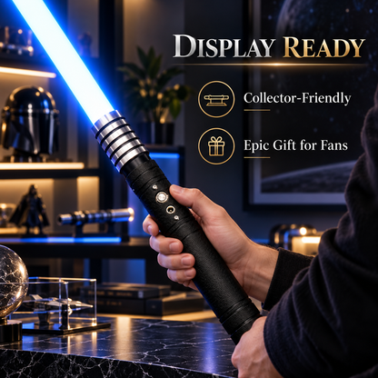Professional Metal Extendable LED Lightsaber – 78cm, 100+ Colors, 10 Sound Effects, Motion Sensor & USB-C Charging