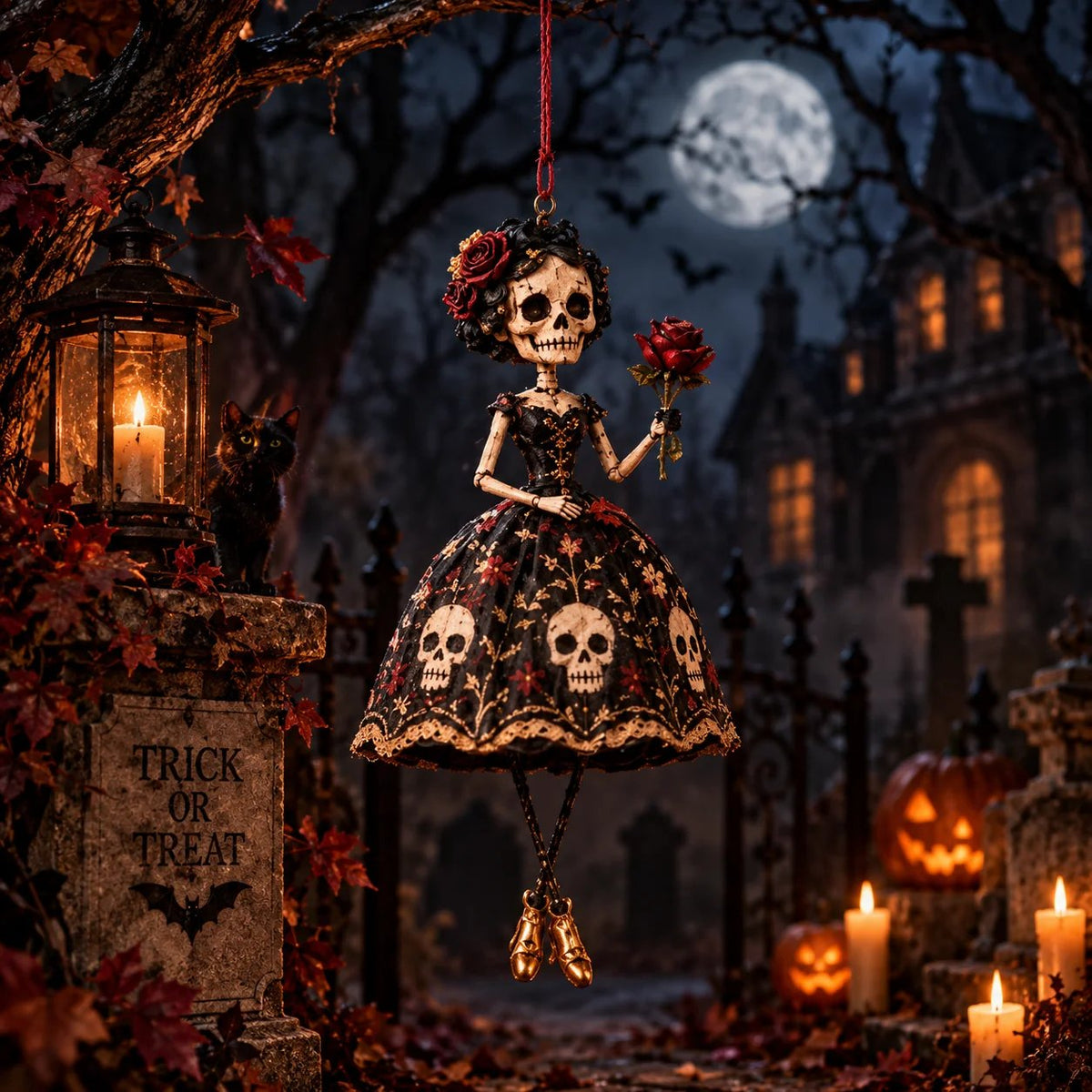 🎃Midnight Ladies™ – Gothic Halloween Hanging Decor🖤