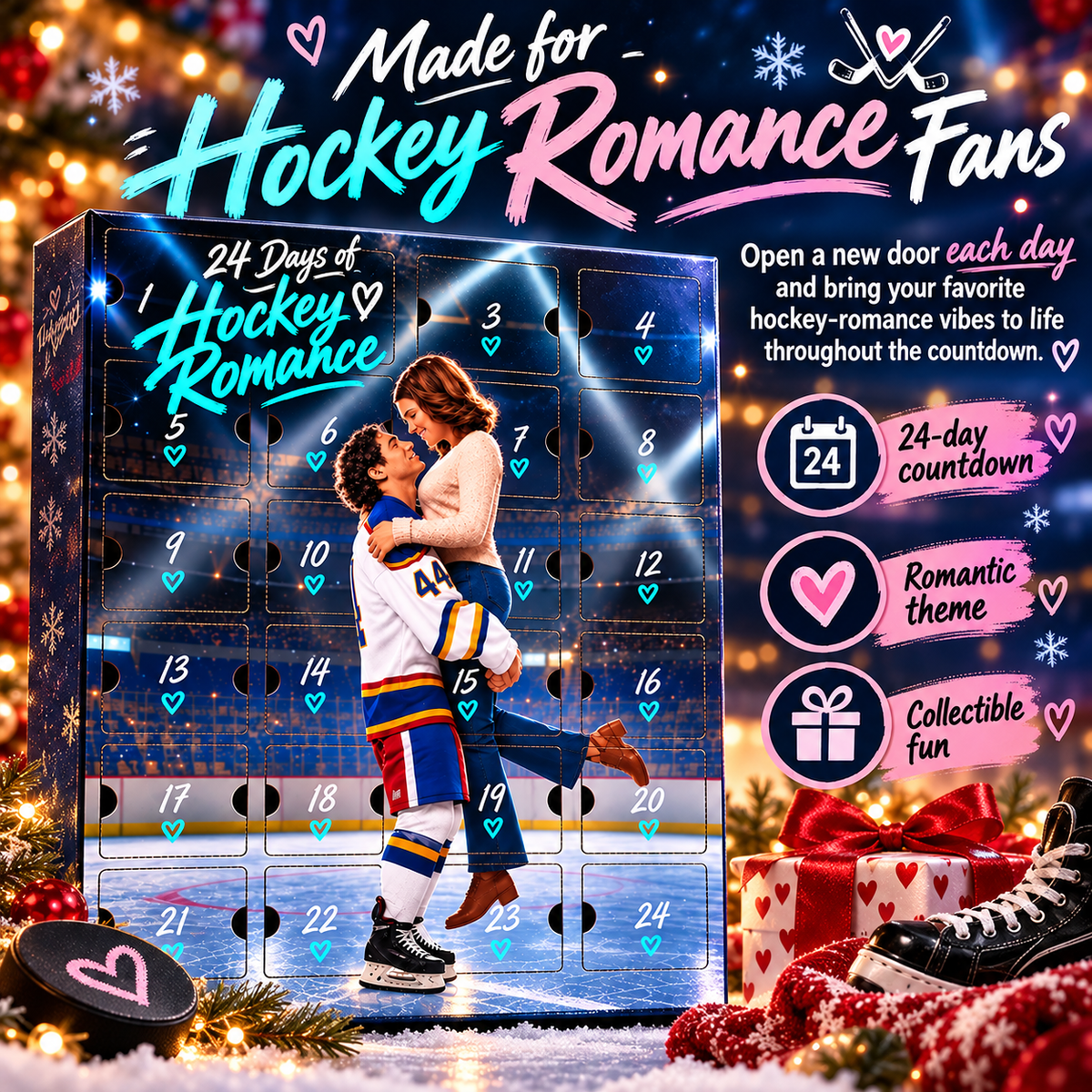 24-Day Hockey Romance Advent Calendar