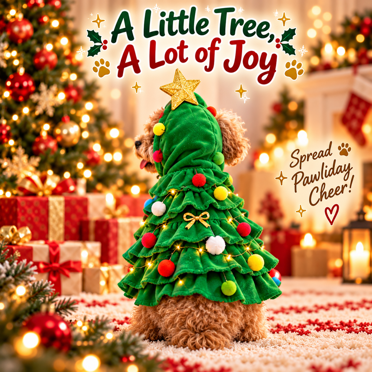 Christmas Tree Pet Costume