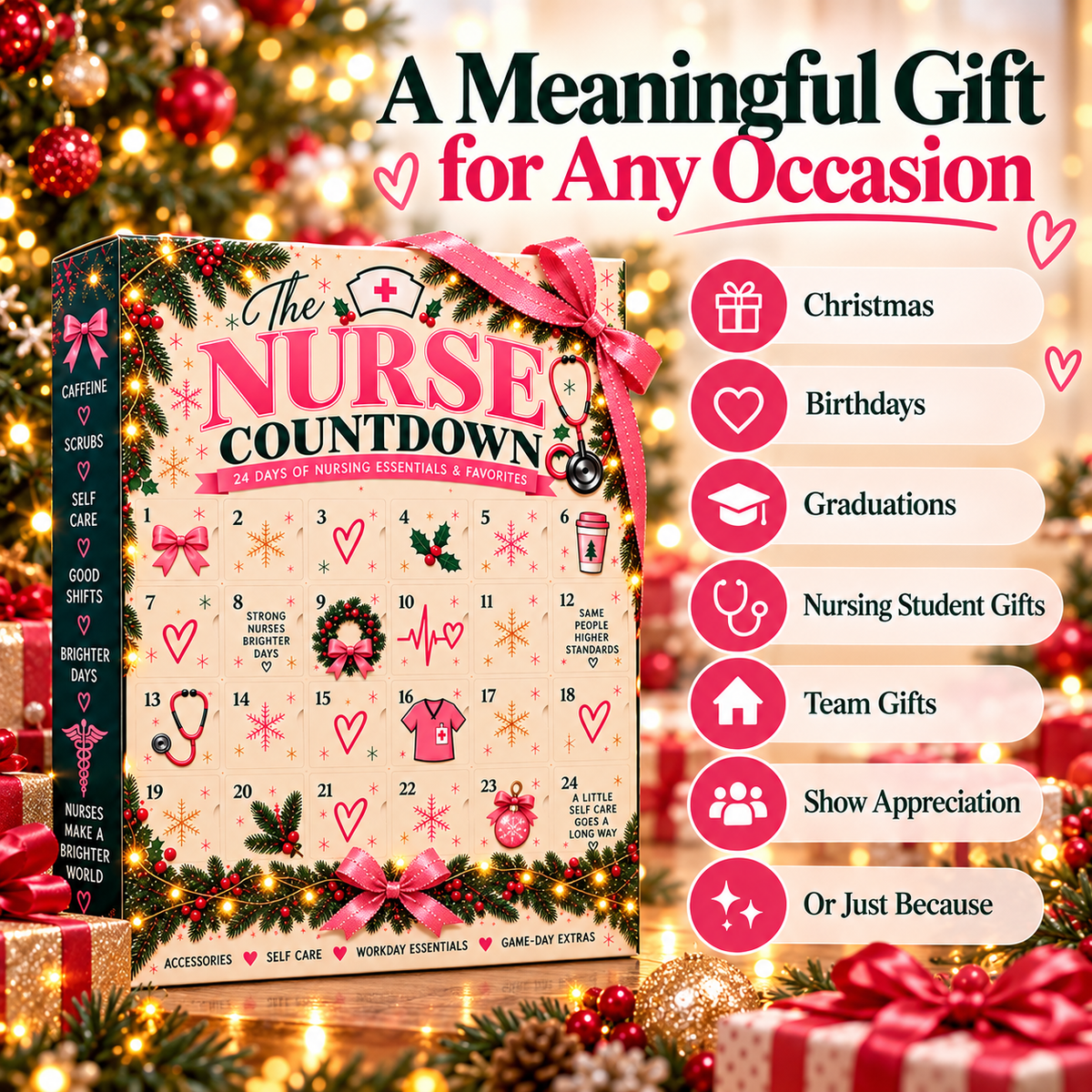 24 Days · 24 Different Surprises · No Repeated Accessories Within the Same Calendar