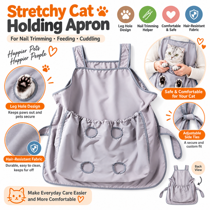 Hot sales🔥Cat Holding Apron with Paw Openings