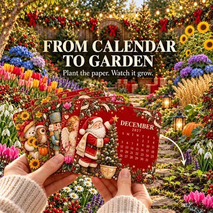 🎄🗓️ Christmas Limited-Edition — 🪴✨ Eco-Friendly Plantable “Timeless” Seed Calendar 2027
