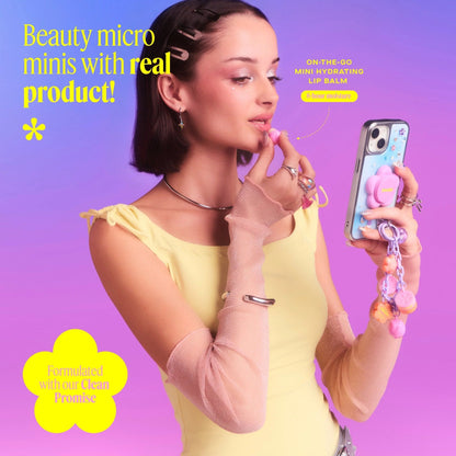 💜 Surprise Bracelet with Mini Beauty Products | Clip-On Bag Charm, Y2K Pastel Style