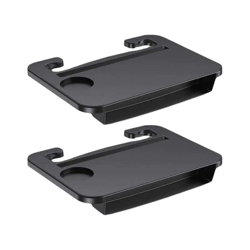 2-in-1 Car Steering Wheel Desk & Seat Gap Organizer – Reversible Laptop Tray and Meal Holder